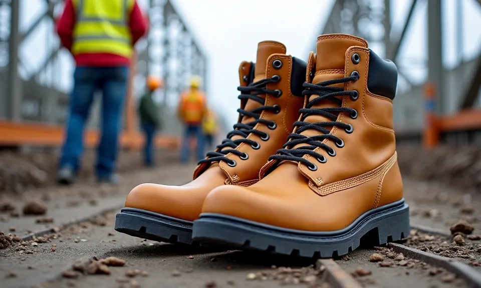 buty budowlane, komfort, bezpieczeństwo, budowa, ochrona stóp, trudne warunki, upadające przedmioty, ostre elementy, nierówne