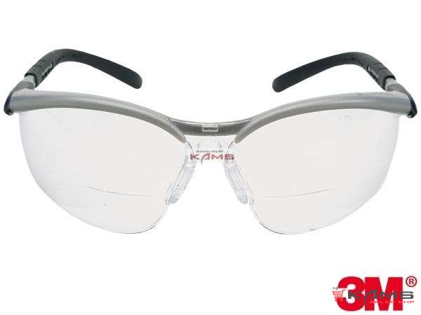 3M-OO-READ - okulary ochronne do czytania BX™, reg. długość zauszników i kąt nachylenia soczewki - +1.5,+2.0,+2.5.