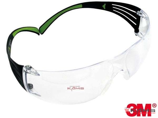3M-OO-SECFIT - okulary ochronne SecureFit™ 400, lustrzany efekt, miękkie regulowane noski - 2 kolory.