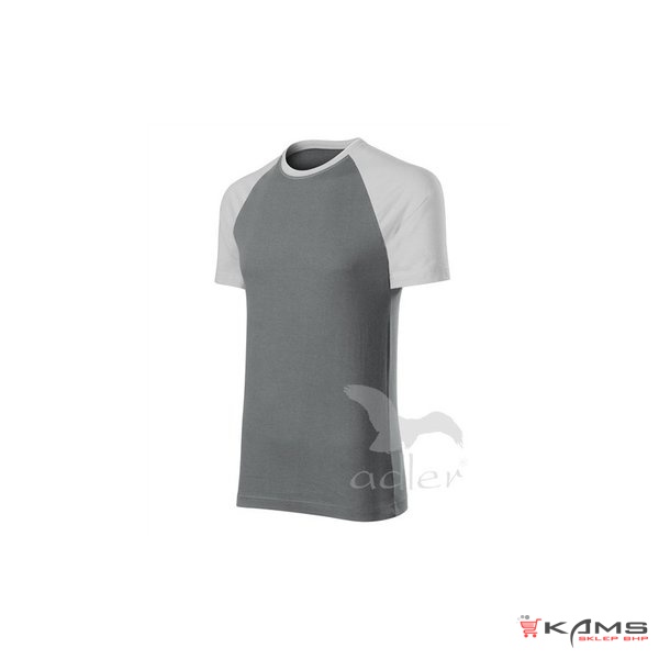 Adler Duo - T-shirt z krótkimi rękawami, 180 g/m2, 100% bawełna, Dekolt wykończony dzianiną - S-3XL.