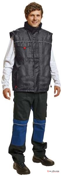 BE-04-002 - ocieplana, wodoodporna kamizelka z dwiema przednimi kieszeniami 3 kolory - M-3XL.