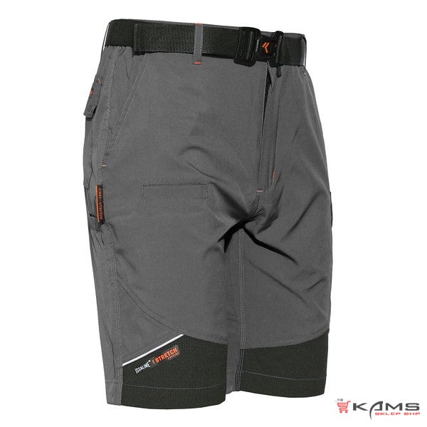 BERMUDY EXTREME LIGHT 8836B - spodenki robocze, bermudy, lekki softshell, wstawki odporne na przetarcia, 6 kieszeni - S-3XL