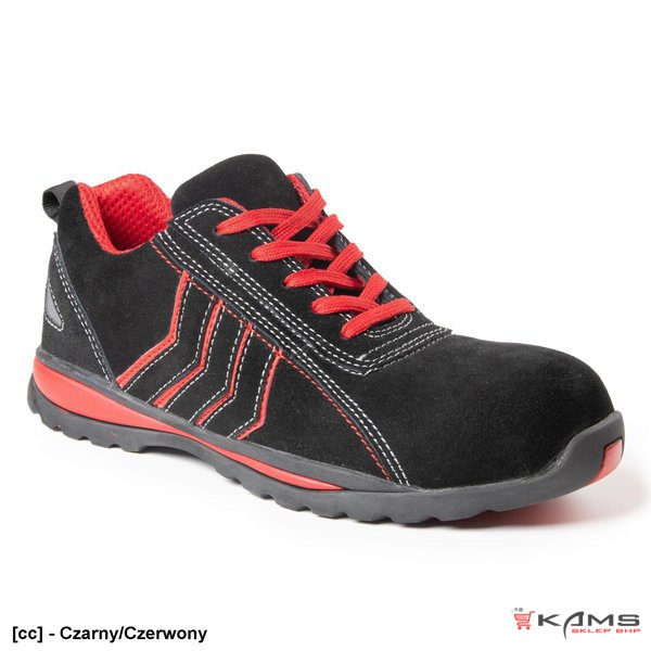 BMFO-CC - MAX-POPULAR. FUSION O1 SRA CZARNY/CZERWIEŃ, ZAMSZ - 36-48
