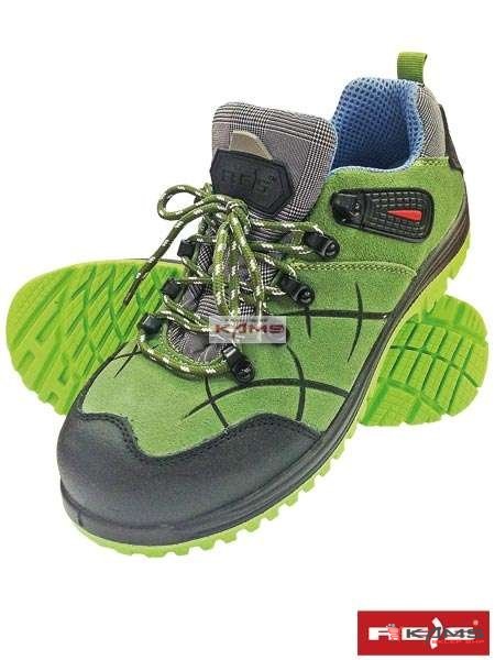 BRGREENFIELD S1 P SRC - półbuty bezpieczne z połączenia skóry nubuck i bydlęcej z podnoskiem - 35-47.