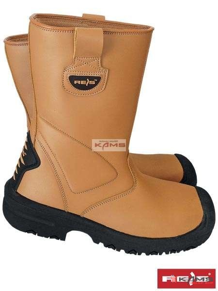 BRMOOSE S3 SRA - skórzane buty OCIEPLANY typu kozak, stalowa wkładka i podnosek - 40-47.