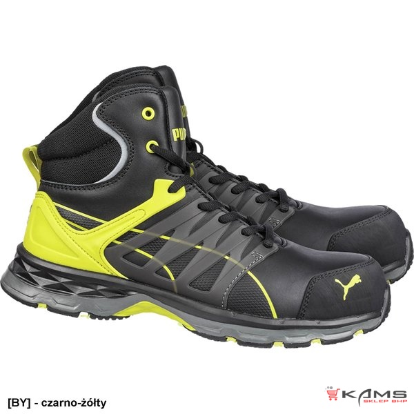 BRP-VELOS3-T - Trzewiki bezpieczne VELOCITY 2.0 YELLOW MID S3 ESD HRO SRC - 39-48