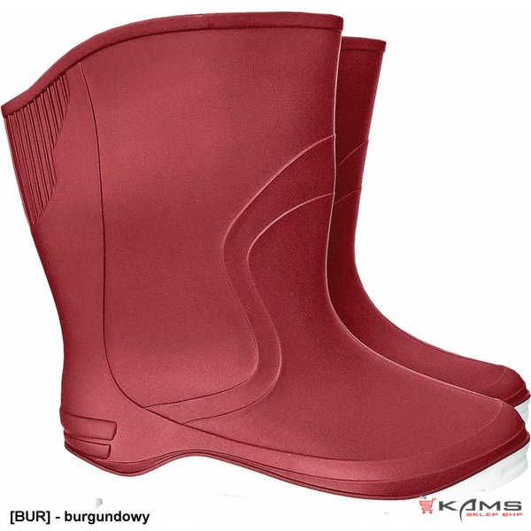 BTDKRAINBOW - Buty damskie krótkie typu kalosz RAINBOW - 5 kolorów - 36-41