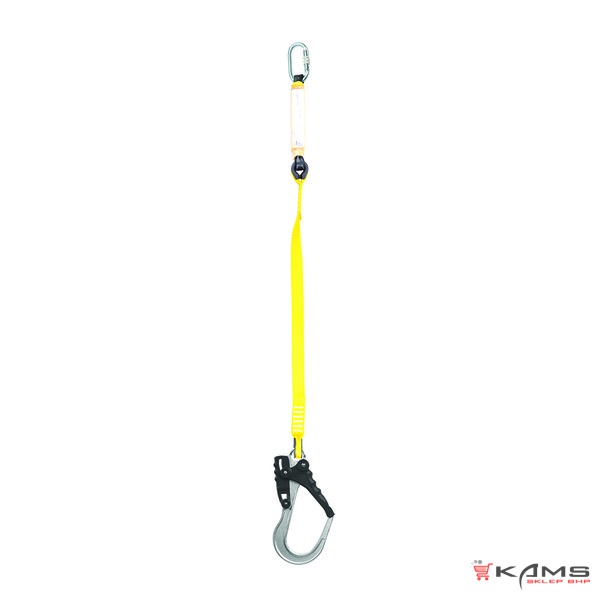 BW230 - amortyzator bezpieczeństwa z linką + zatrzaśniki AZ022/AZ011 - 0,9m/1,5m