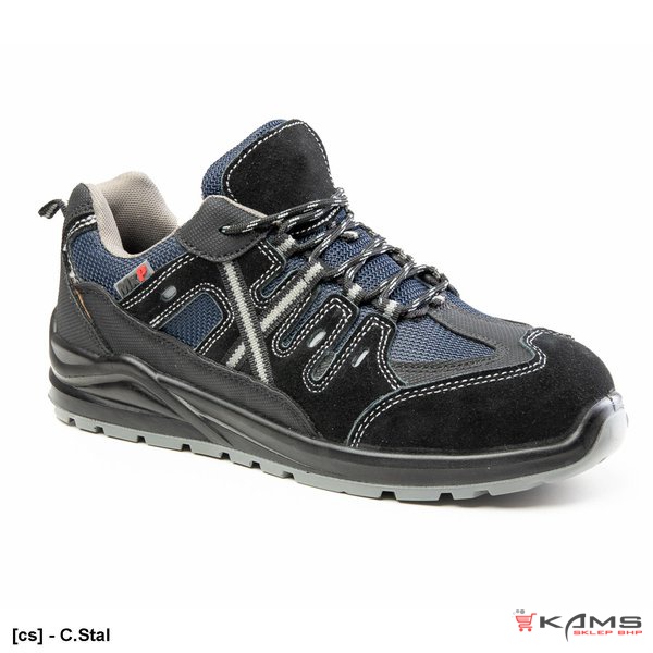 BXBL-CS - MAX-POPULAR. PÓŁBUT MXP BLEID S1 SRC CZARNY/STAL - 36-48