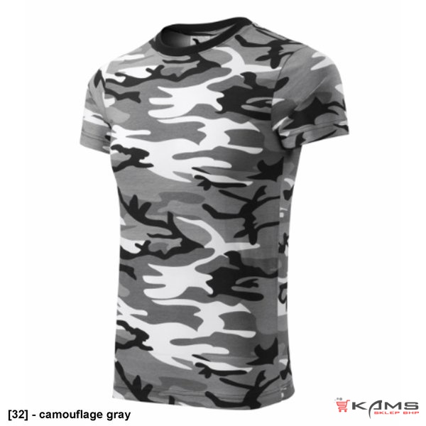 Camouflage 144 - ADLER - Koszulka unisex, 160 g/m², 100% bawełna, 3 kolory - XS-3XL