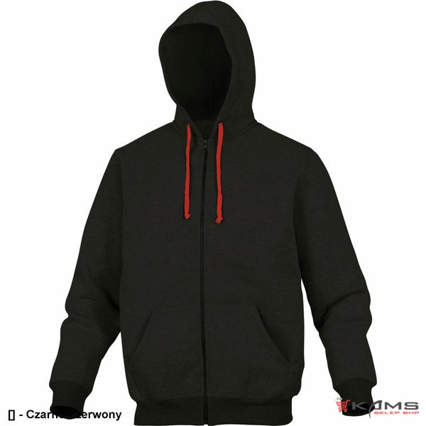 CENTO - bluza - czarno-czerwona - S-3XL.