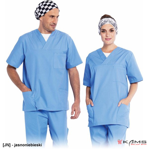 CLASSIC-JWB - bluza z krótkim rękawem, 50% poliester, 50% bawełna, 175 g/m² - M-XL.