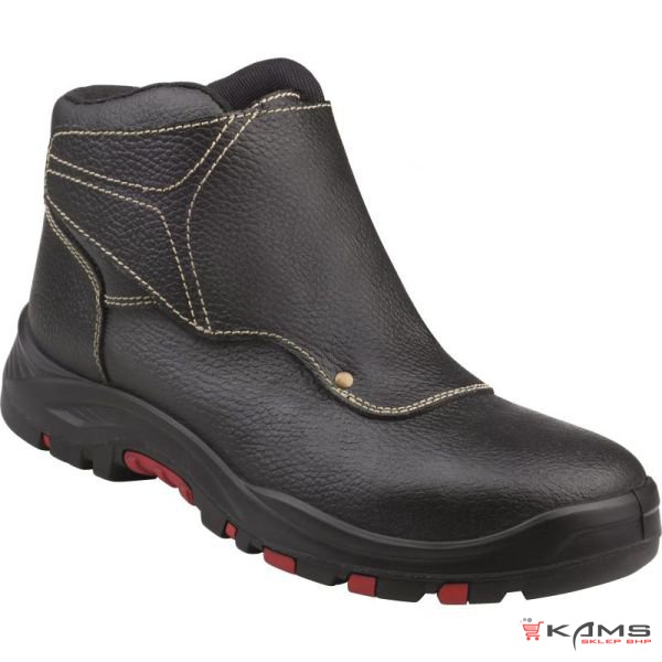COBRA4 S3 HRO HI SRC - skórzane wysokie buty spawalnicze z patką, podnosek, wkładka, cholewka wodooporna - 36-48.