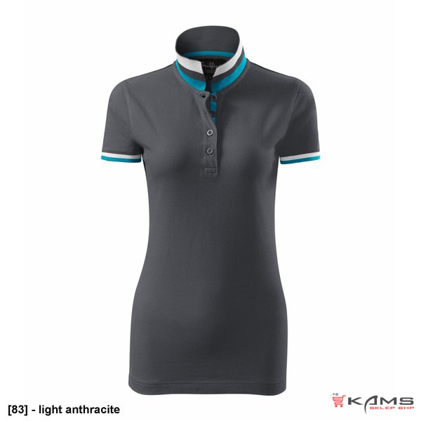 Collar Up 257 - ADLER - Koszulka polo damska, 215 g/m², 100% bawełna, 9 kolorów - XS-2XL