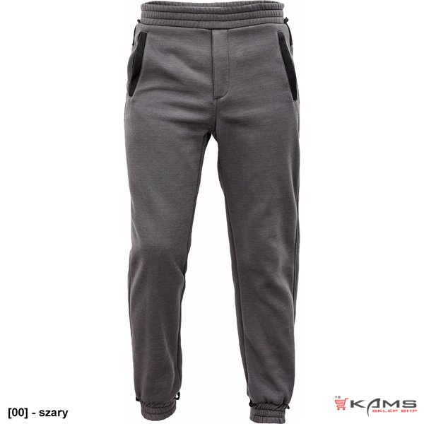 CREMORNE dres - męskie spodnie dresowe, elastyczna talia, ściagacze przy nogawkach, 55% bawełna, 45% poliester - 4 kolory - S-4XL.