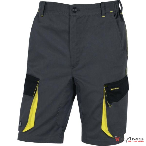 DMACHBER - bermudy robocze, gumka w talii po bokach, 6 kieszeni - S-3XL.