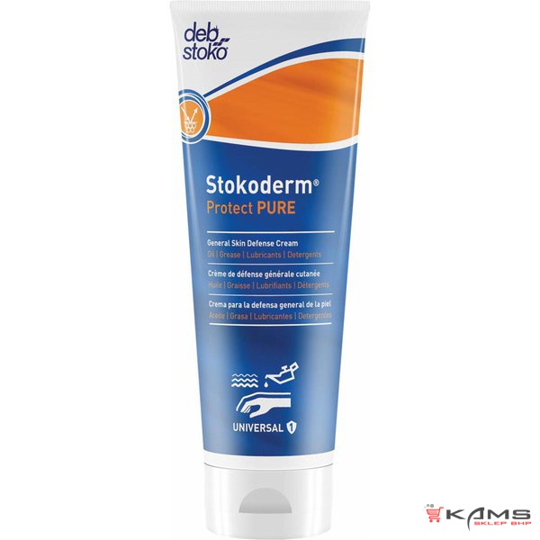 DS-PROTECT - Krem ochronny do rąk STOKODERM PROTECT PURE. - 1 l-100 ml