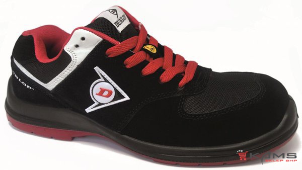 DUNLOP Flying Sword S3 ESD - Półbuty robocze, zamsz, siateczka, kompozytowy podnosek, METAL FREE - 41-47.