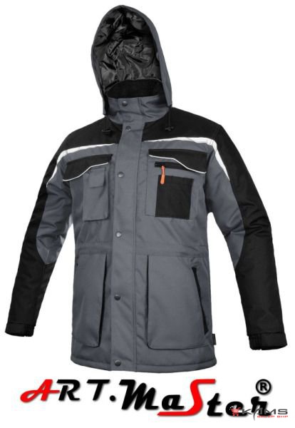 EXPERT WIN - Ocieplana kurtka ochronnaz elementami odblaskowymi - 2 kolory - M-3XL