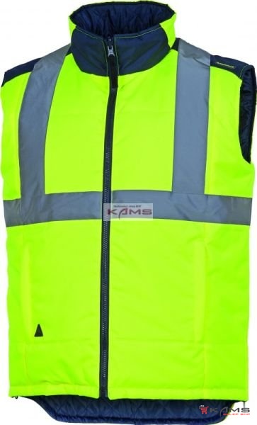 FIDJIHV - dwustronna ocieplana kamizelka sygnalizacyjna - S-2XL.
