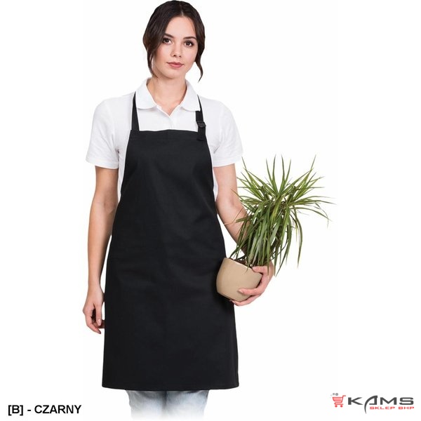 FPB-CLASSIC - Fartuch z regulacją na szyi, 65% poliester, 35% bawełna, 245 g/m², 13 kolorów - 70x80 cm