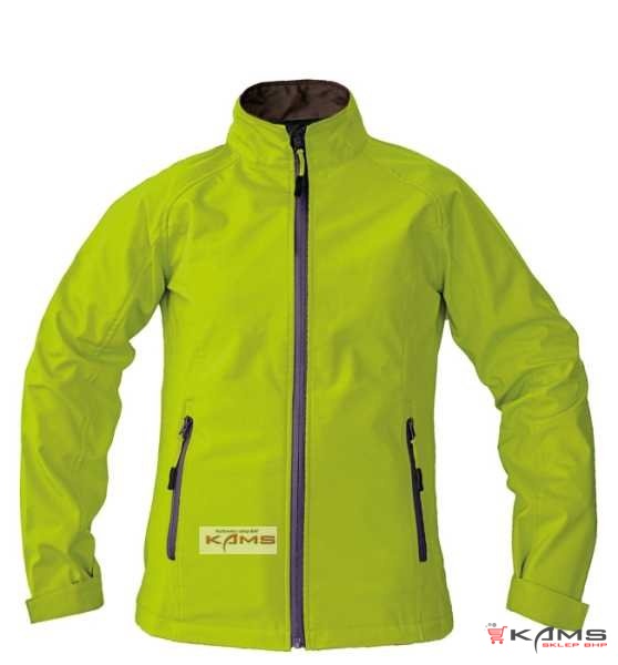 GAULA LADY KURTKA SOFTSHELLOWA Z KONTRASTOWYMI ZAMKAMI - 5 kolorów - XS-2XL.
