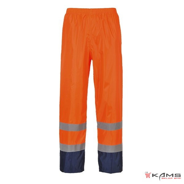 H444 - Klasyczne spodnie ostrzegawcze przeciwdeszczowe 300D - 3 kolory - S-6XL