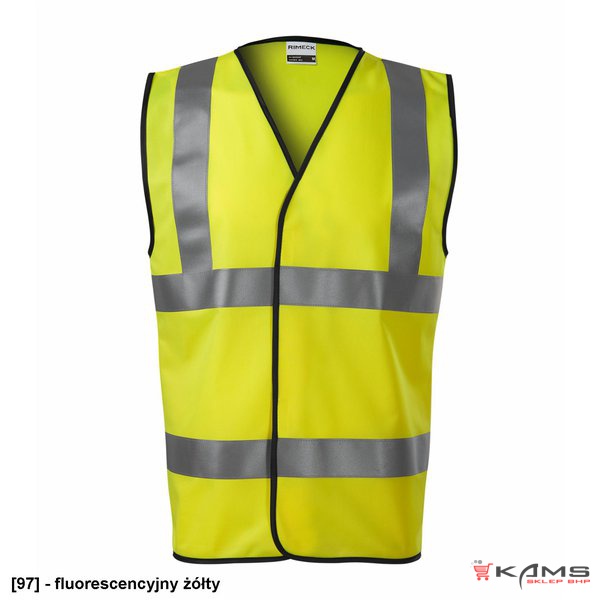 HV Bright 9V3 - ADLER - Kamizelka odblaskowa unisex, 120 g/m², 100% poliester, 2 kolory - M-2XL