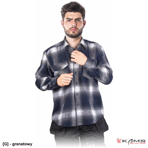 KFLUX - Jesienno – zimowa koszula - 2 kolory - M-3XL