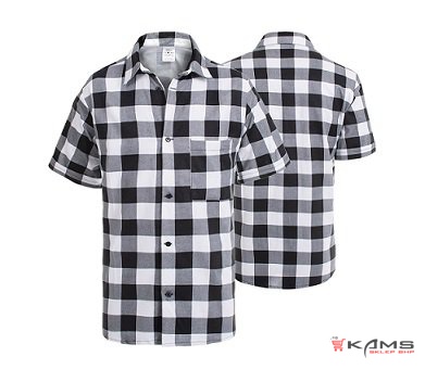 KOSZULA FL KR - Koszula flanelowa z krótkim rękawem - 3 kolory - S-2XL