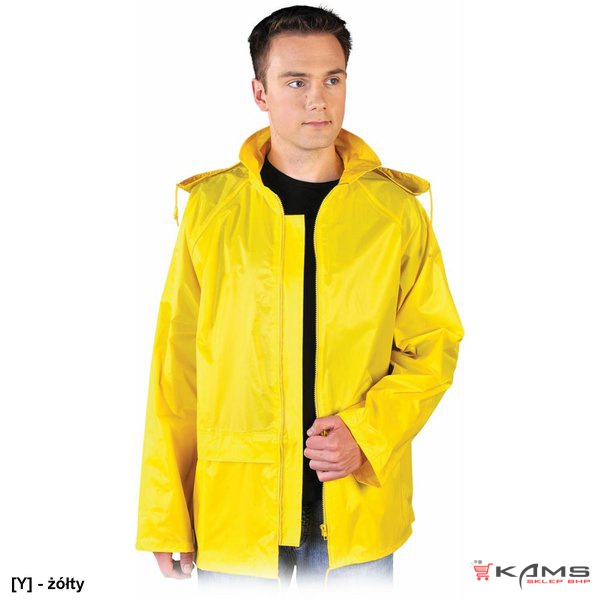 KPNP - Kurtka przeciwdeszczowa z kapturem, tkana - 4 kolory - M-3XL
