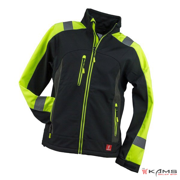 KURTKA SOFTSHELLOWA GL-8364 - od wewnątrz podszewka z polaru - 2 kolory - M-3XL.