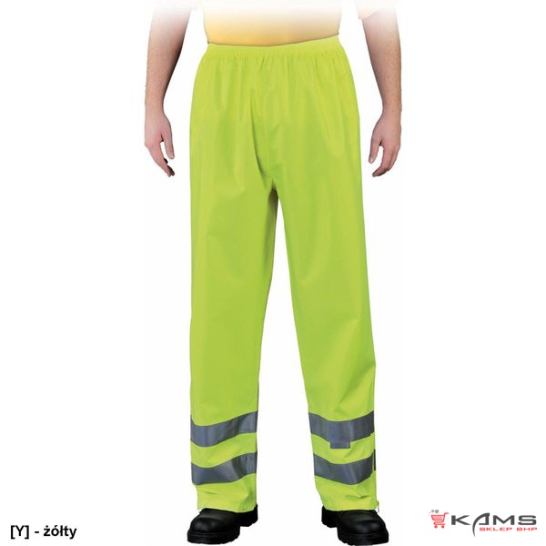 LH-FLUER-T - Spodnie przeciwdeszczowe z pasami odblaskowymi - 2 kolory - M-3XL