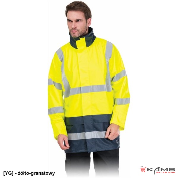 LH-LIGHTNING - Kurtka przeciwdeszczowa z pasami odblaskowymi - M-3XL