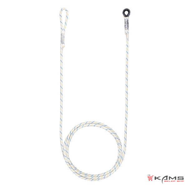 LP 100 LT - pozioma lina kotwicząca zakończona pętlą i kauszą ø10,5 mm - bez zatrzaśników - 2,5m, 5m, 8m, 10m, 15m, 20m, 25m, 30m