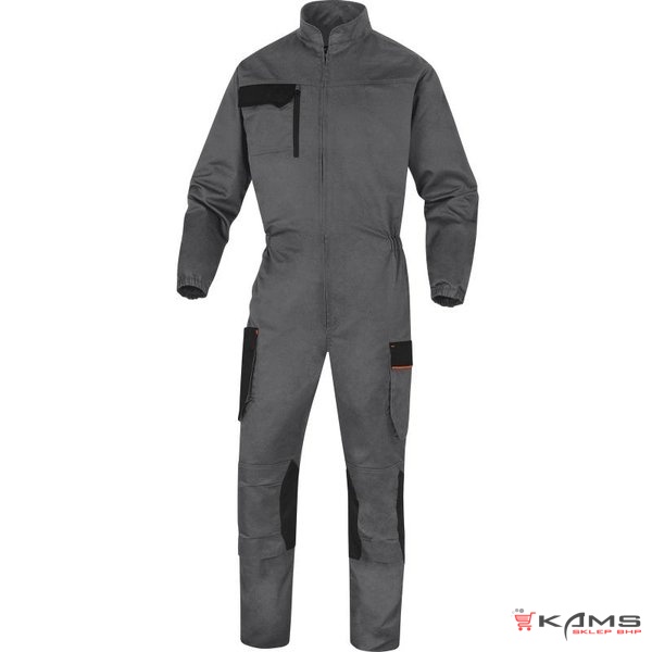 M2CO3 - kombinezon roboczy poliestr/bawełna, gumka w talii po bokach, 9 kieszeni - 1 na miarkę, 65% poliester, 35% bawełna, 245 g/m² - 3 kolory - S-3XL