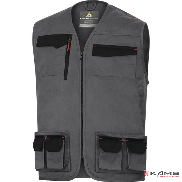 M2GI3 - kamizelka robocza poliestr/bawełna, 11 kieszeni, 65% poliester, 35% bawełna, 245 g/m² - 3 kolory - S-3XL.