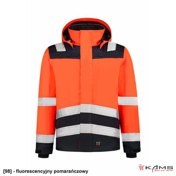 Midi Parka High Vis Bicolor T51 - ADLER - Kurtka robocze unisex, 200 g/m², 100% poliester, 2 kolory - M-4XL
