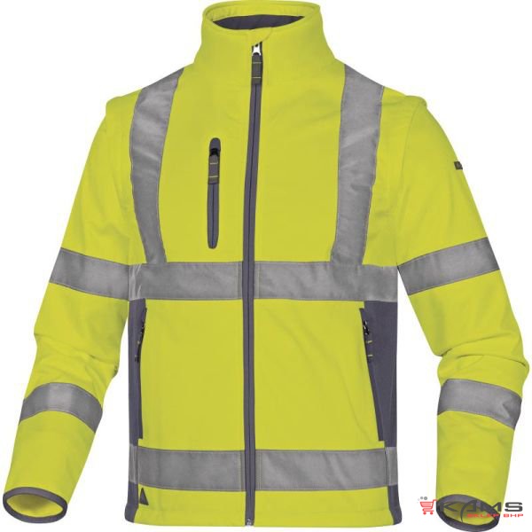 MOONLIGHT2 - kurtka "softshell" 2w1 odpinane rękawy, poliester i elastan, 3 warstwy laminowane 2 kolory - S-3XL.