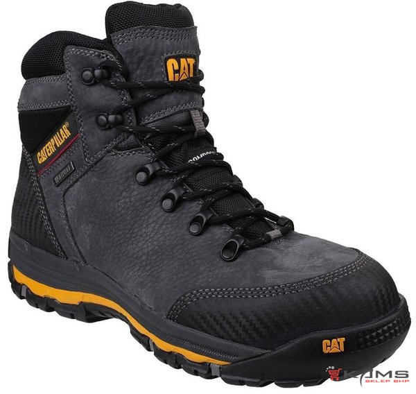 CAT MUNISING 6 S3 WP CT HRO SRA - CAT-P720161 - Trzewik ze skóry nubukowej z wkładką antyprzebiciową i podnoskiem kompozytowym - 40-47