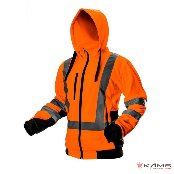 Neo 81-746 - Bluza robocza ostrzegawcza, z kapturem, 100% poliester