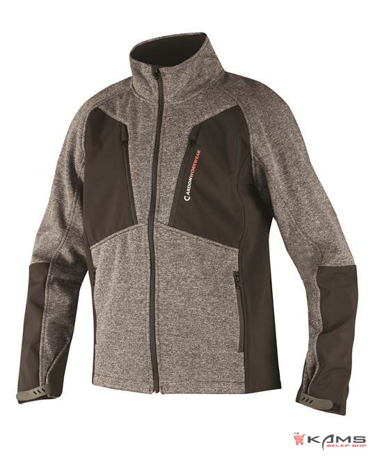 Oliver H2133 H2134 H2135 Ardon - bluza męska dzianina połączona z softshell z powłoką wodoodporną 3 kolory - S-3XL.