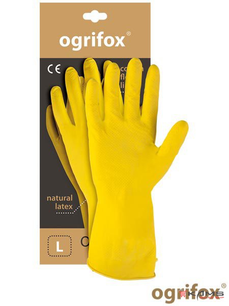 OX-FLOX - Rękawice ochronne gumowe flokowane - S-XL
