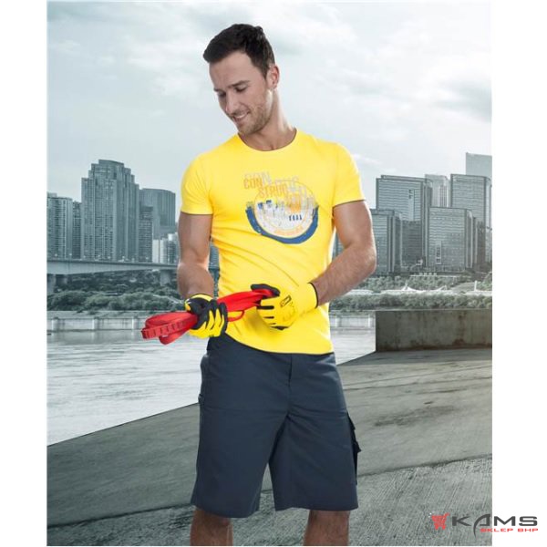 PODKOSZULEK MĘSKI - T-SHIRT z nadrukiem 95% bawełna, 5% elastan 180 g/m² 5 kolorów - S-3XL.