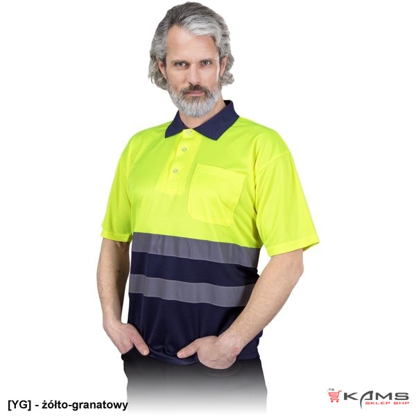 POLO-NEO - Koszulka polo ostrzegawcza z krótkim rękawem - 2 kolory - S-3XL