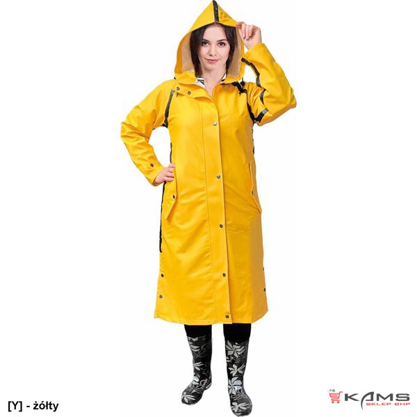 PPDPU-LADY - Płaszcz przeciwdeszczowy damski z kapturem - S-3XL