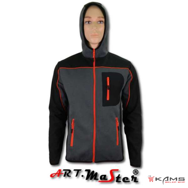 PROFESSIONAL - Bluza dziana z kapturem ze wstawkami z tkaniny typu softshell - M-3XL