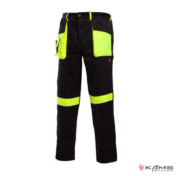 PROTECH 260 SP CHV, S, SC - Spodnie do pasa z odblaskami - 65% poliester 35% bawełna 260g/m2 - 4 kolory - 48-62