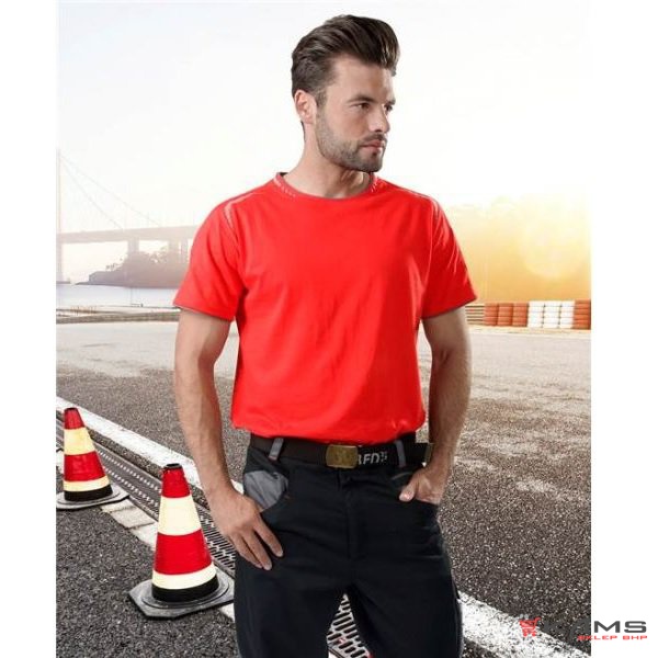 R8ED+ PODKOSZULEK - T-SHIRT, odblaskowe nadruki, 100% bawełna, 180 g/m² 3 kolory - S-3XL.