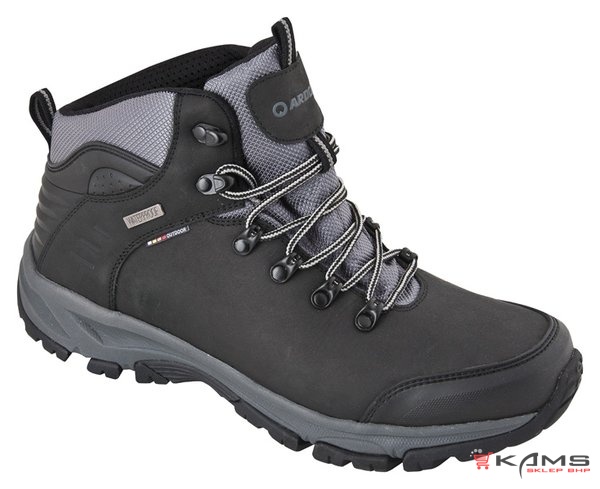 RANDER Ardon - buty do kostki ze skóry + materiał tekstylny G3194 - 40-46.